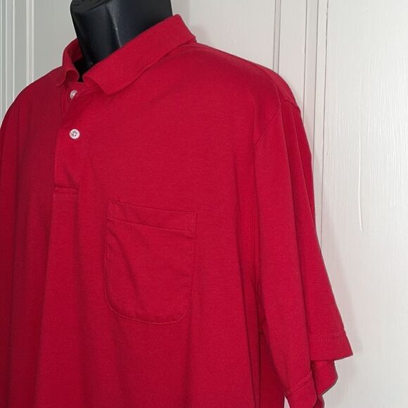 Saddlebred Comfort Flex red polo shirt - Picture 2 of 7